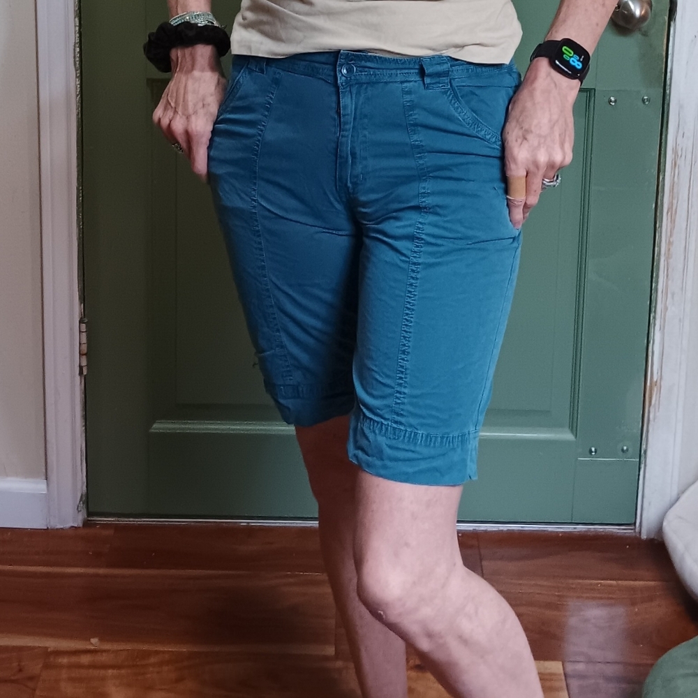 Teal Bermuda Shorts